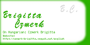 brigitta czmerk business card